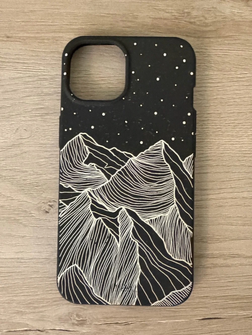 Black Night Panorama iPhone 14/16e Case